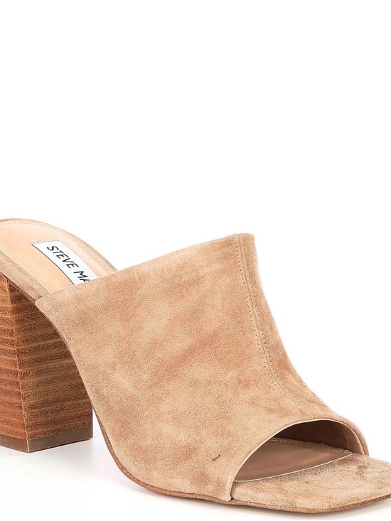 Steve Madden Shoes - Steve Madden Tan Suede Mules